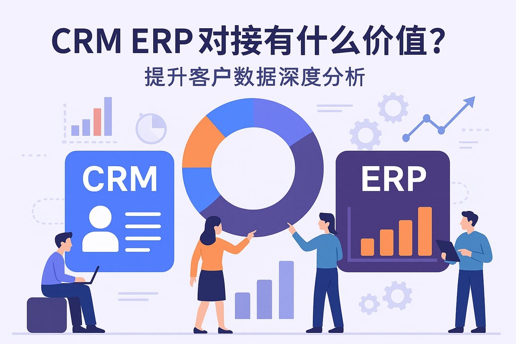CRM ERP对接有什么价值？提升客户数据深度分析